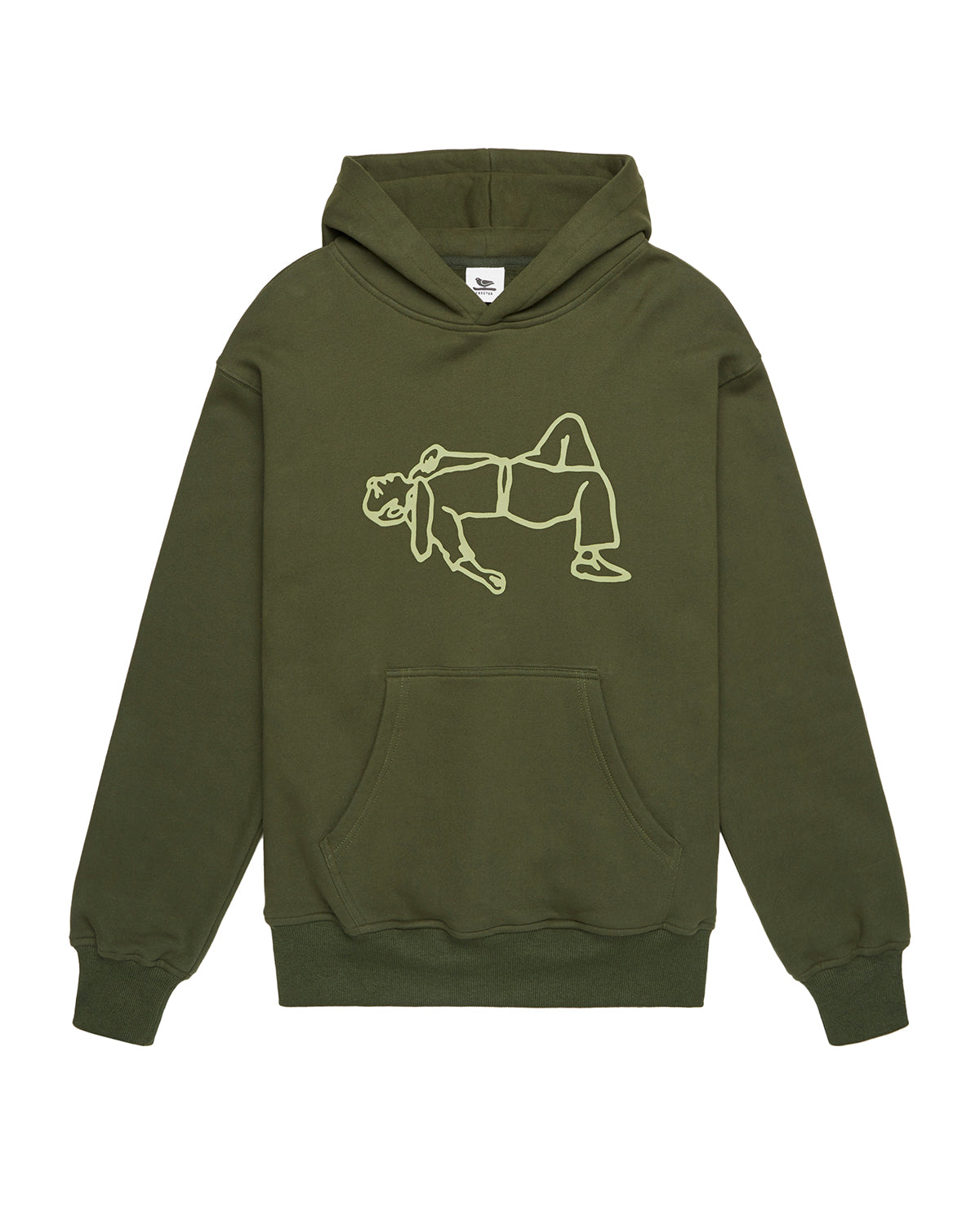 Sal hoodie forest green