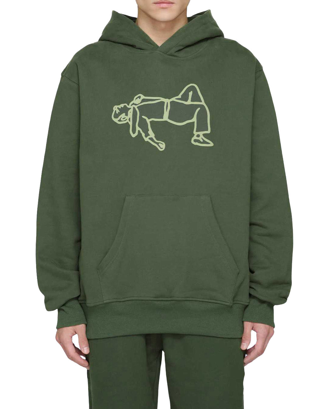 Sal hoodie forest green