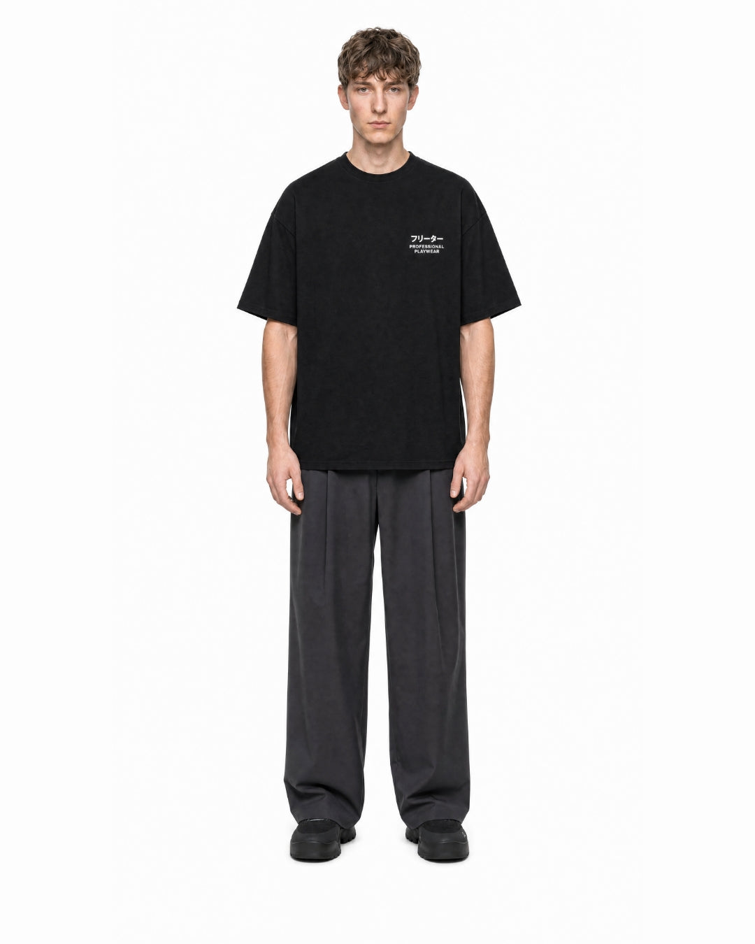 Katakana t-shirt black