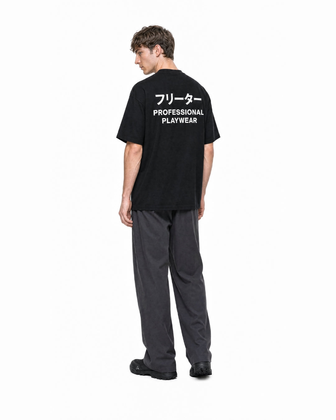 Katakana t-shirt black