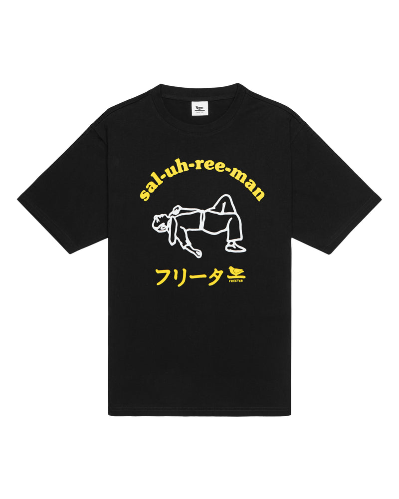 Sal-uh-ree-man t-shirt black