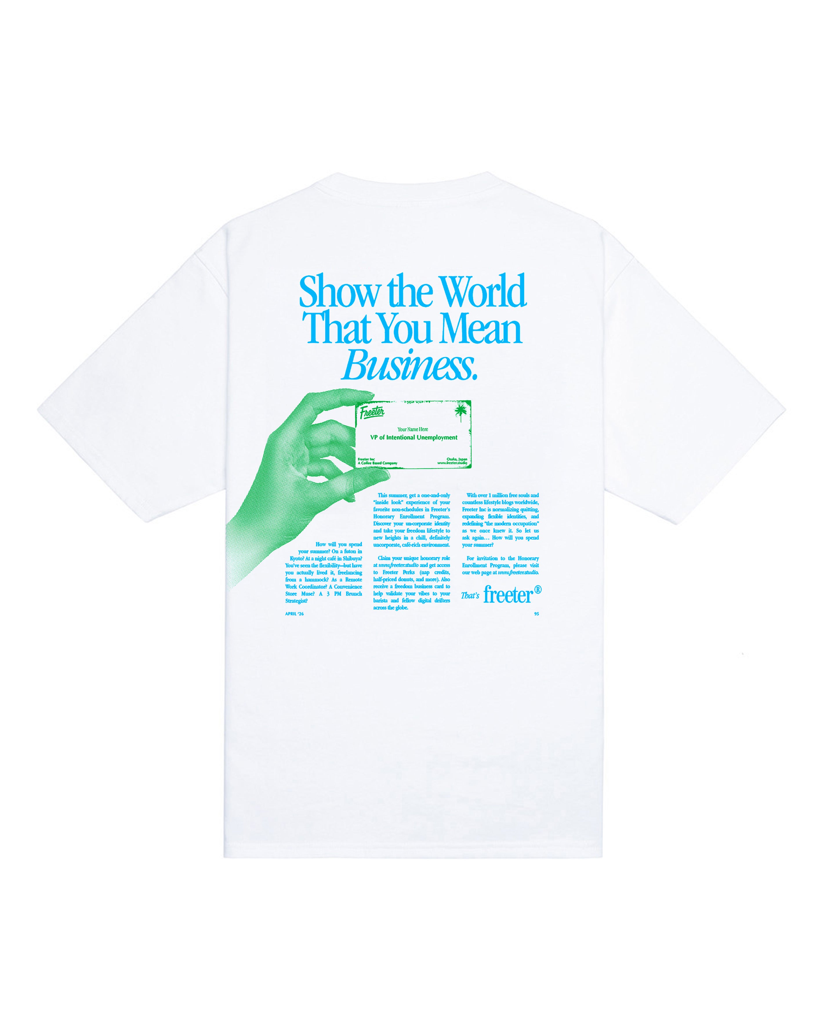 Business t-shirt white