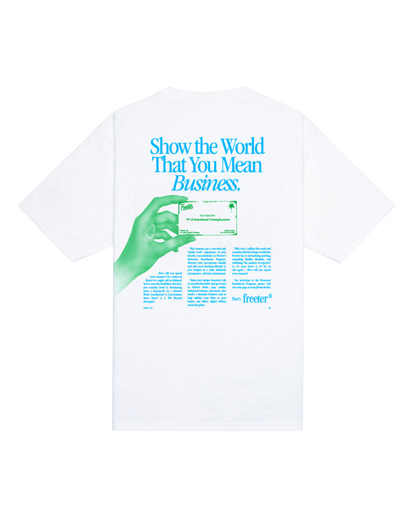 Business t-shirt white