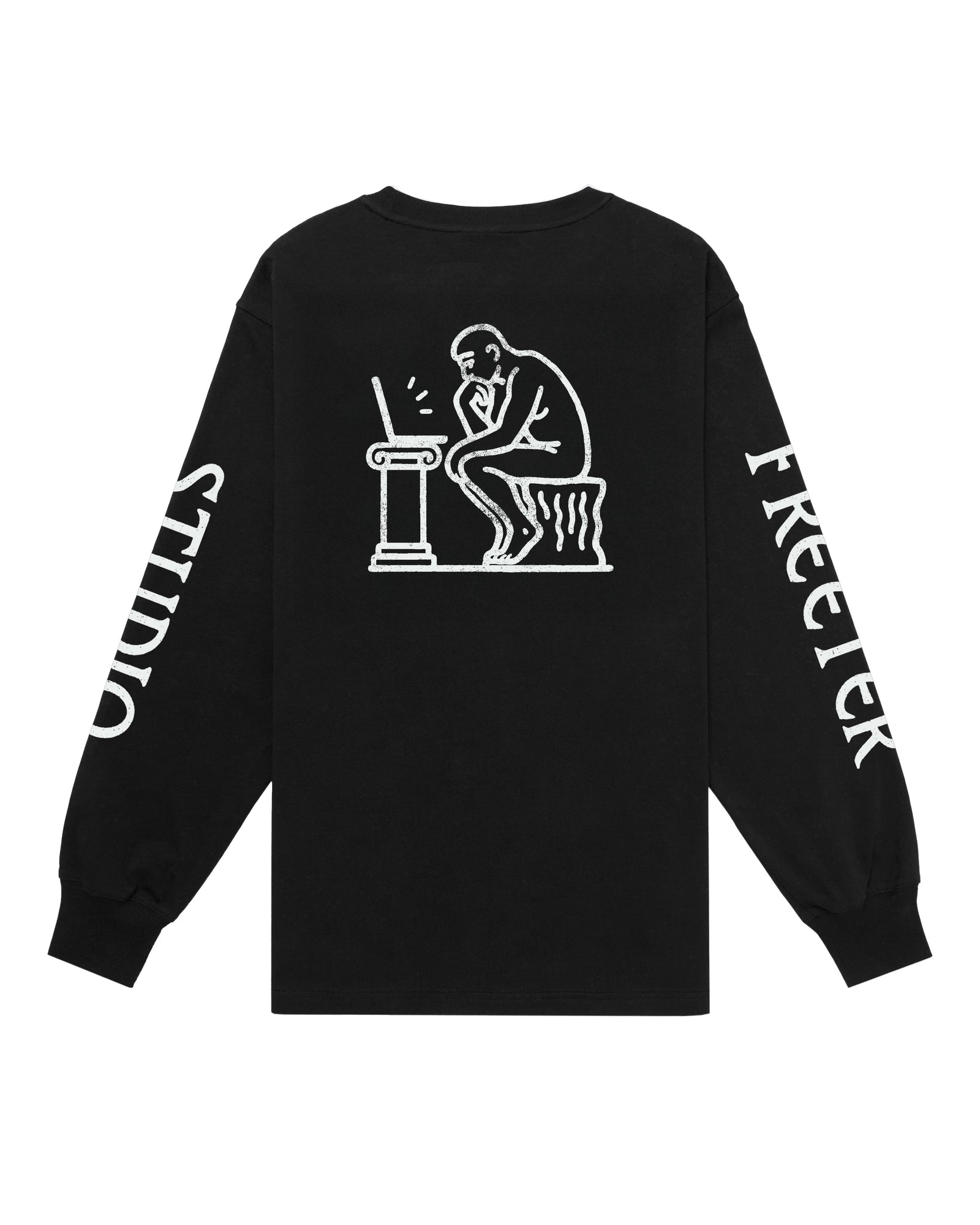 Thinker longsleeve t-shirt black